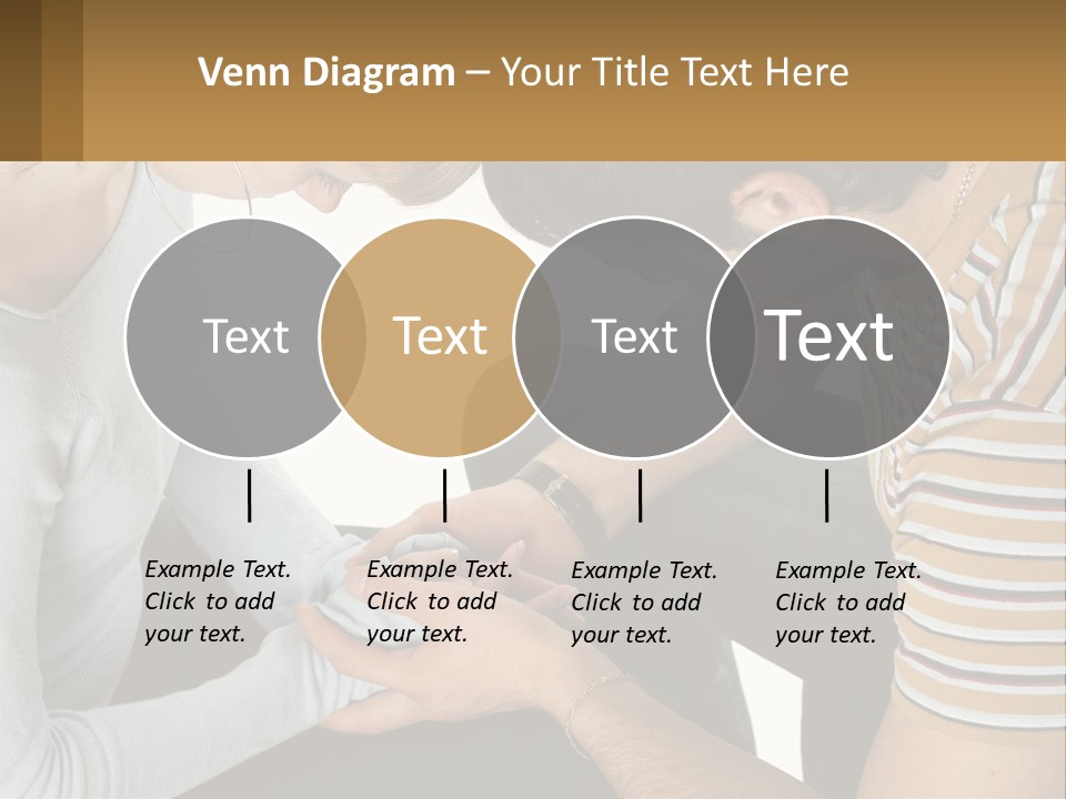 A Man And A Woman Looking At A Cell Phone PowerPoint Template