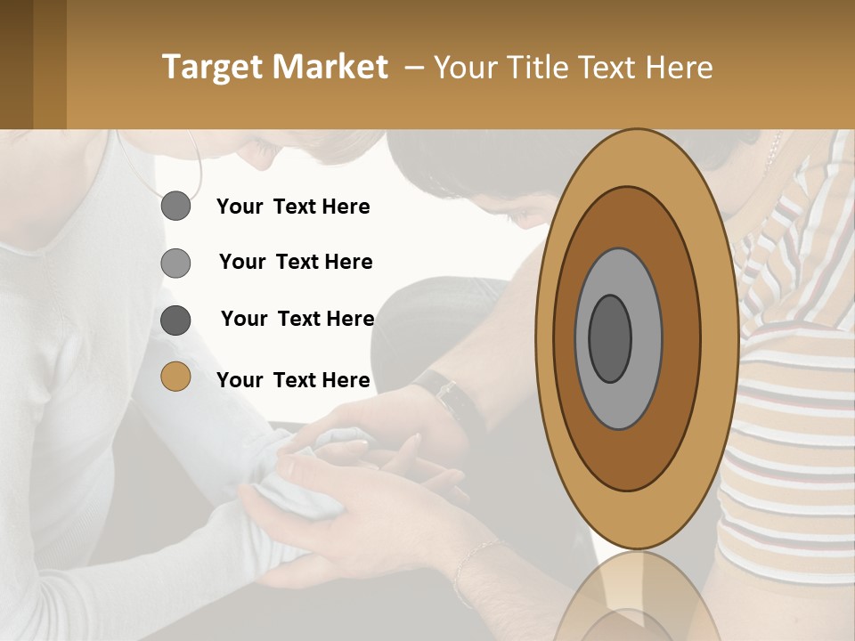 A Man And A Woman Looking At A Cell Phone PowerPoint Template