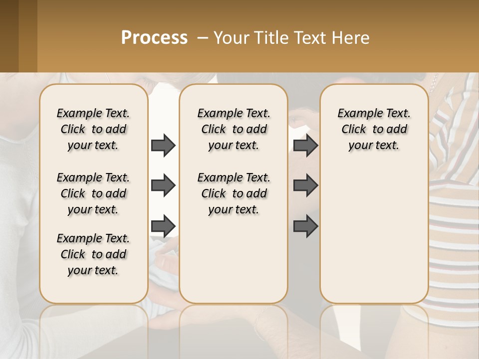A Man And A Woman Looking At A Cell Phone PowerPoint Template