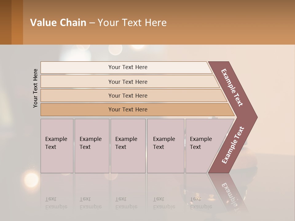 A Table With A Bell On Top Of It PowerPoint Template