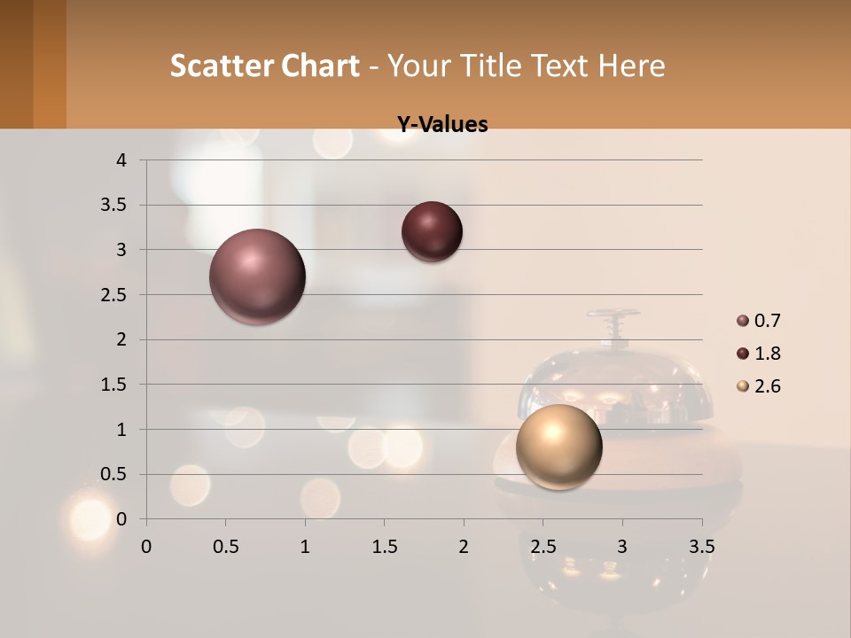 A Table With A Bell On Top Of It PowerPoint Template