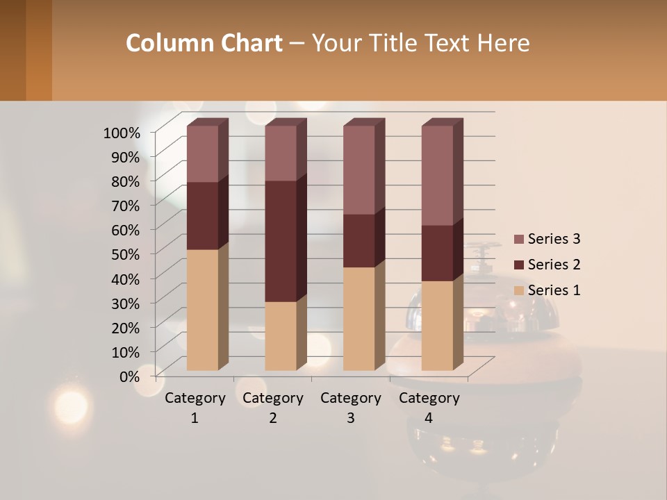A Table With A Bell On Top Of It PowerPoint Template