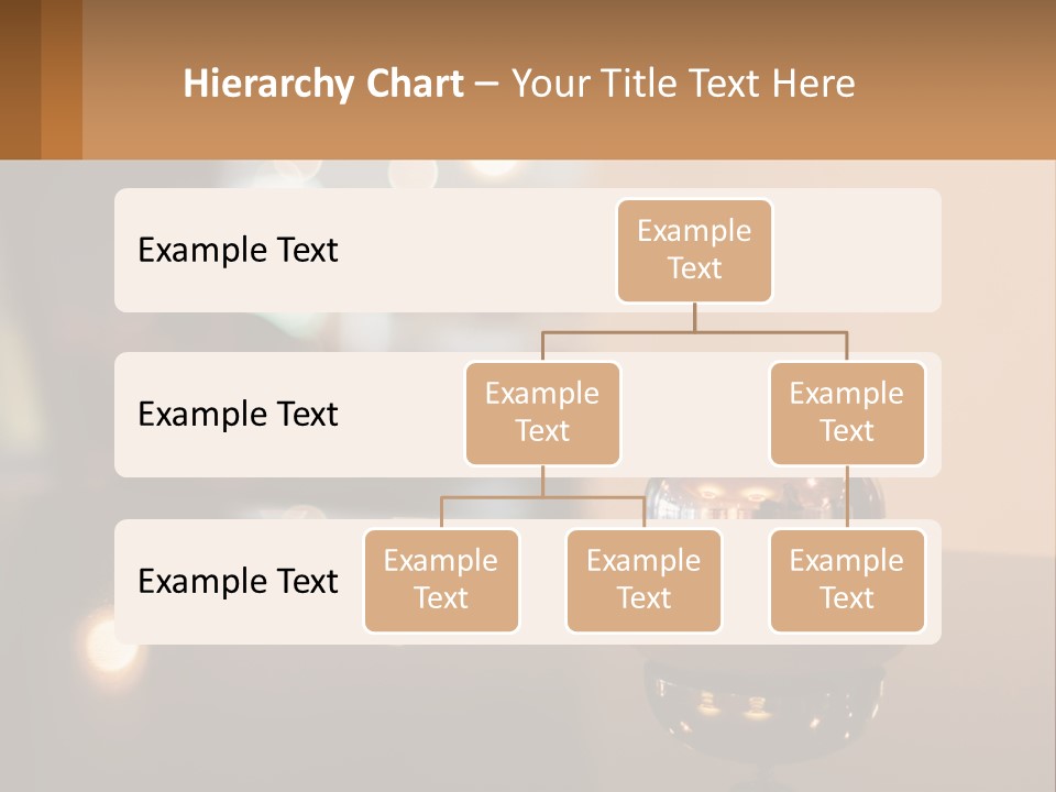 A Table With A Bell On Top Of It PowerPoint Template