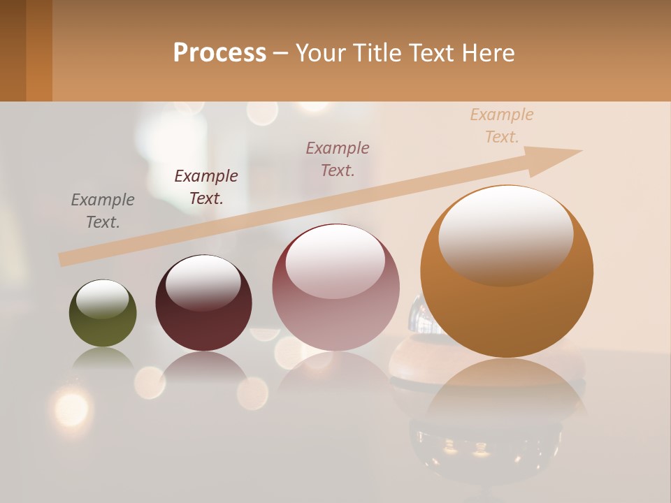 A Table With A Bell On Top Of It PowerPoint Template