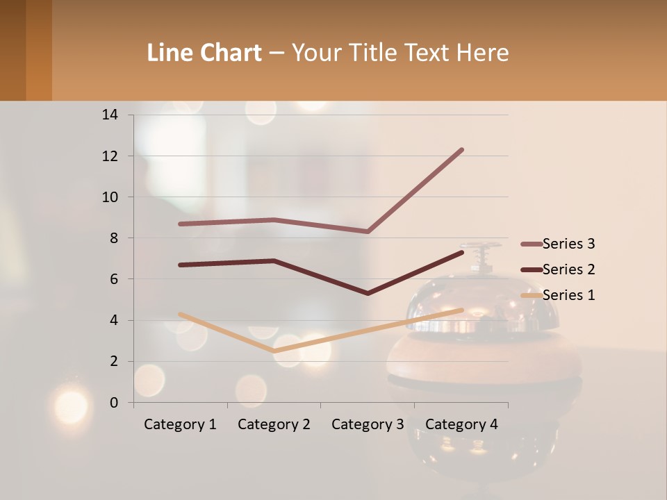 A Table With A Bell On Top Of It PowerPoint Template