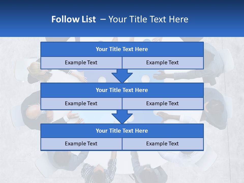 A Group Of People Holding Puzzle Pieces Together PowerPoint Template