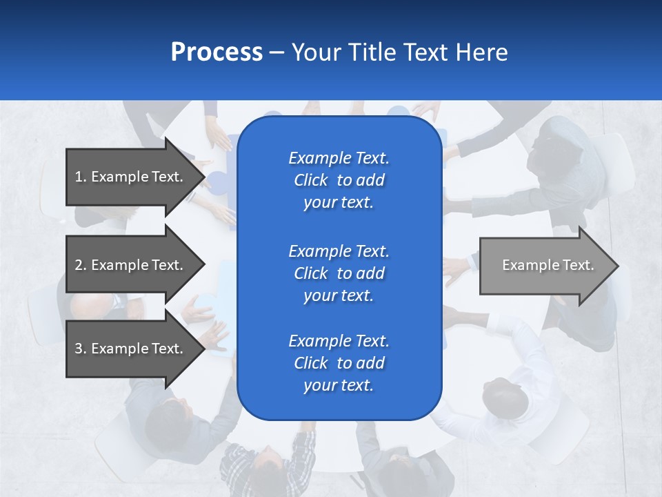 A Group Of People Holding Puzzle Pieces Together PowerPoint Template