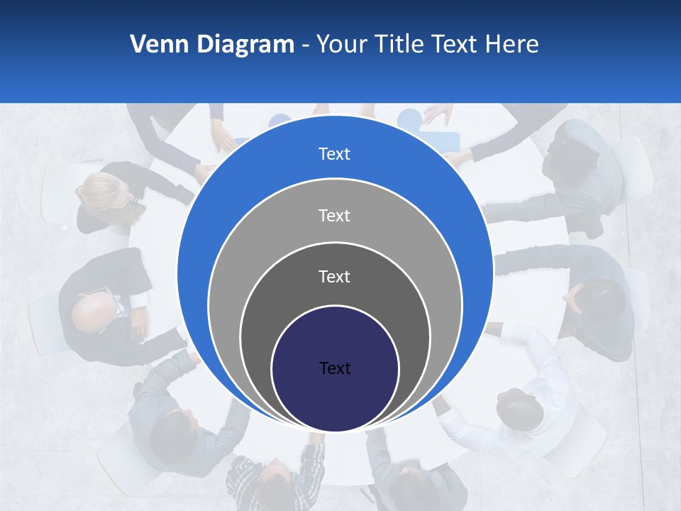 A Group Of People Holding Puzzle Pieces Together PowerPoint Template