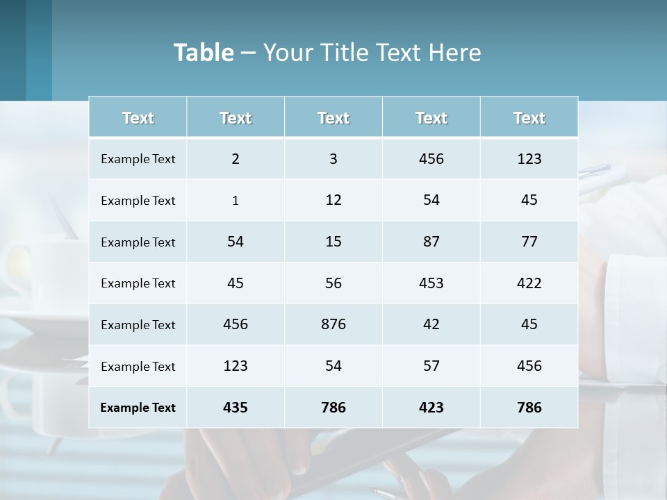 A Person Using A Laptop Computer On A Desk PowerPoint Template