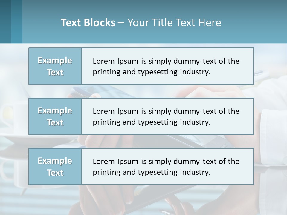 A Person Using A Laptop Computer On A Desk PowerPoint Template