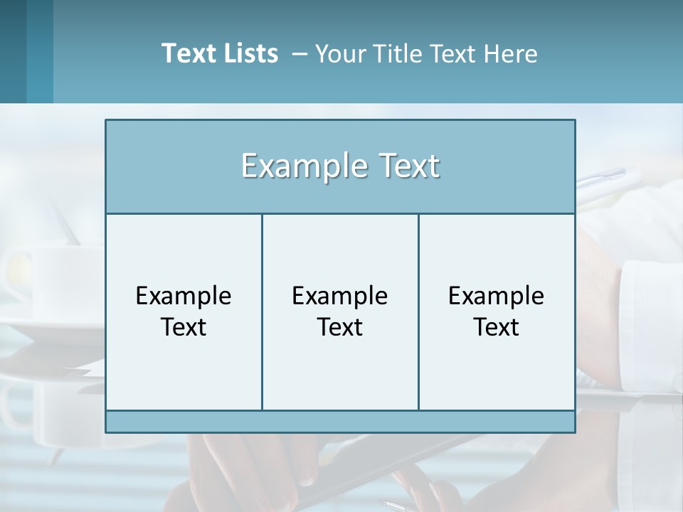 A Person Using A Laptop Computer On A Desk PowerPoint Template