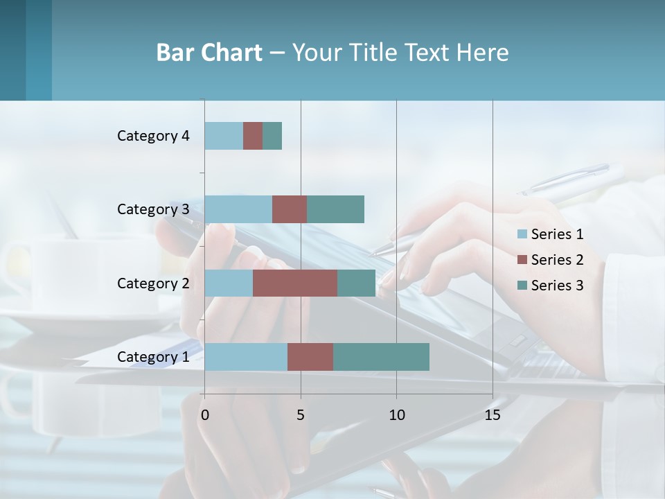 A Person Using A Laptop Computer On A Desk PowerPoint Template