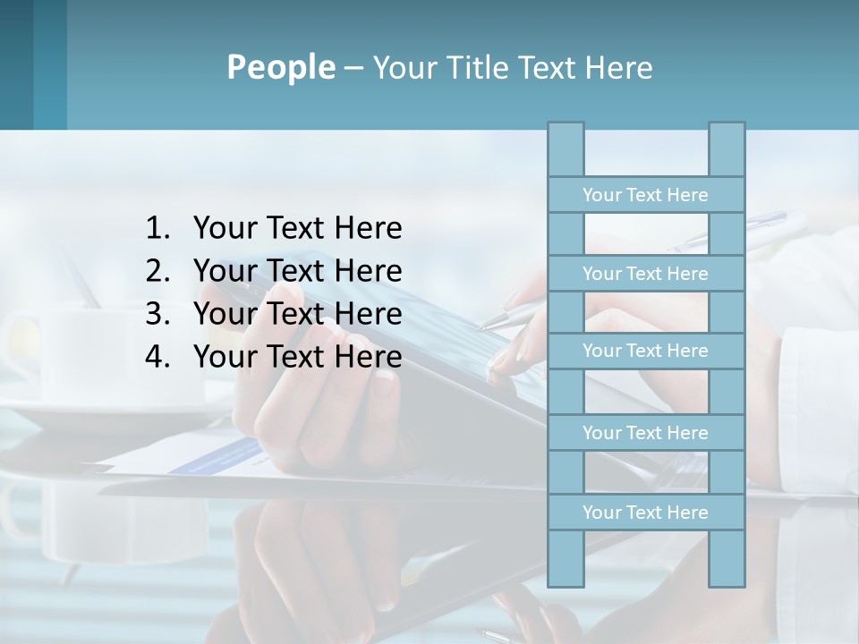 A Person Using A Laptop Computer On A Desk PowerPoint Template