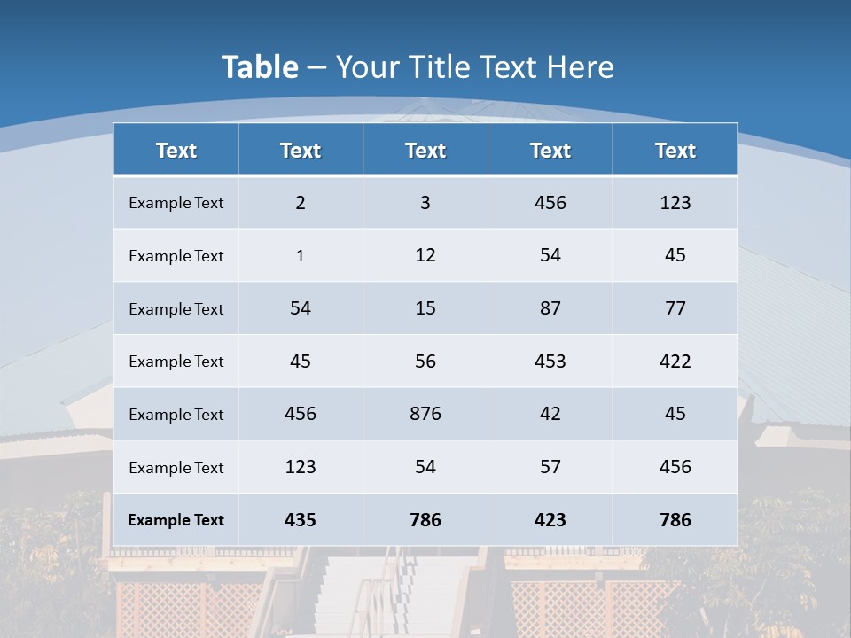 A Church With A Cross On Top Of It PowerPoint Template