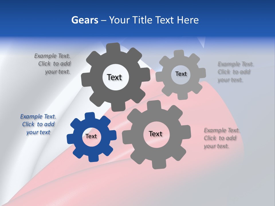 The Flag Of Texas Is Waving In The Wind PowerPoint Template