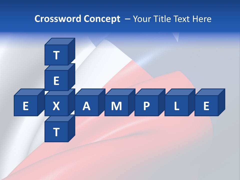 The Flag Of Texas Is Waving In The Wind PowerPoint Template