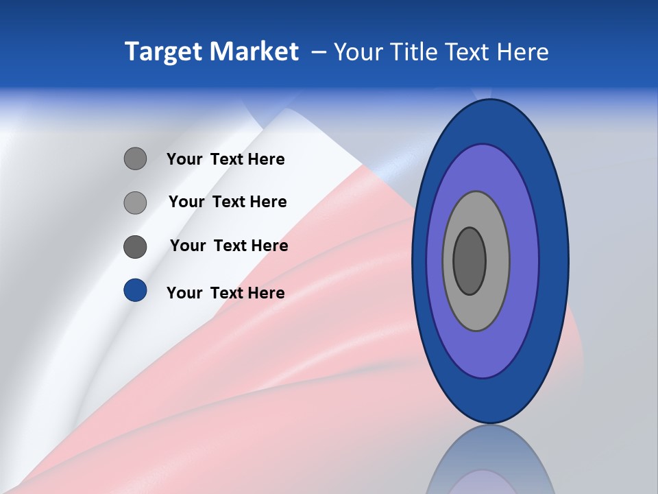 The Flag Of Texas Is Waving In The Wind PowerPoint Template