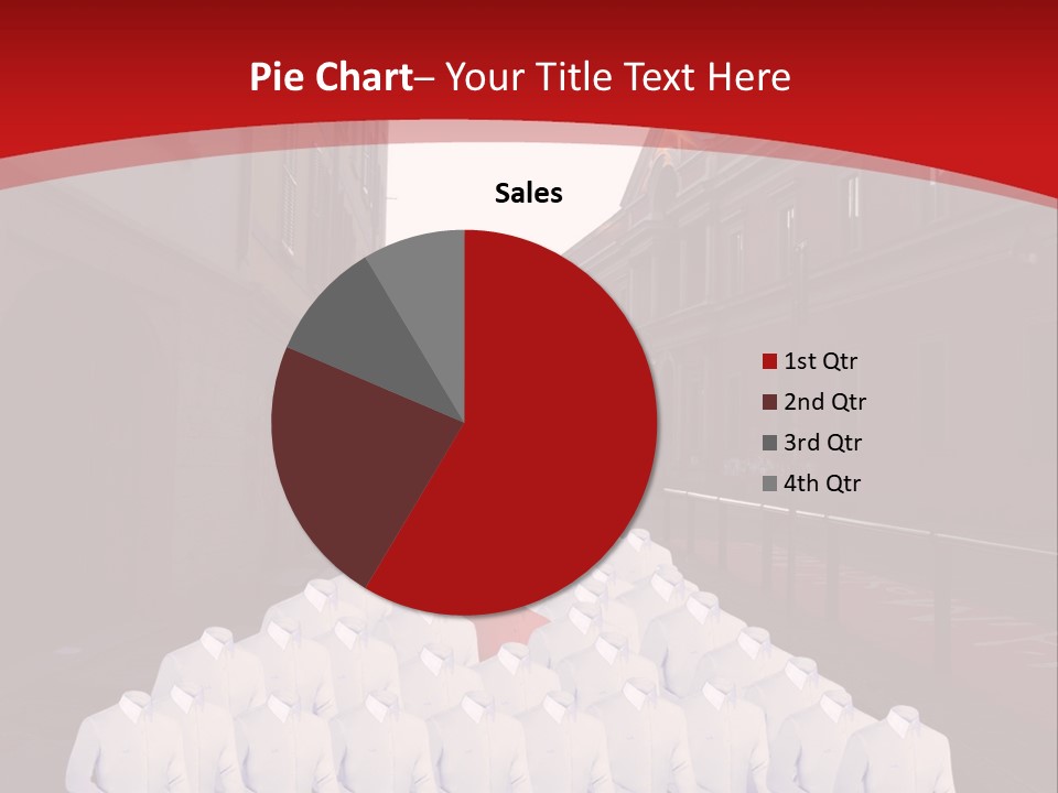 A Large Group Of Plastic Bags On A City Street PowerPoint Template