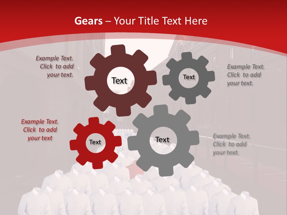 A Large Group Of Plastic Bags On A City Street PowerPoint Template