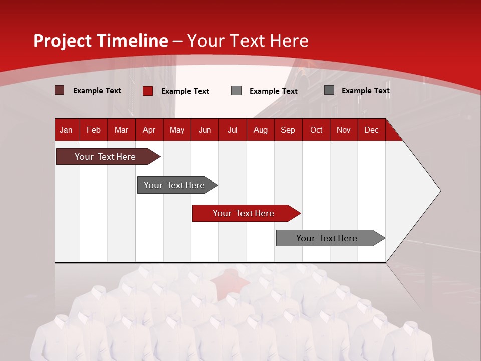 A Large Group Of Plastic Bags On A City Street PowerPoint Template