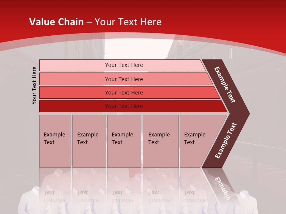 A Large Group Of Plastic Bags On A City Street PowerPoint Template