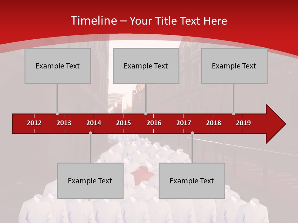 A Large Group Of Plastic Bags On A City Street PowerPoint Template