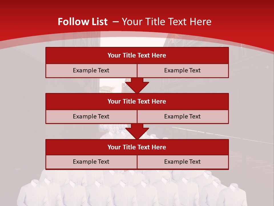 A Large Group Of Plastic Bags On A City Street PowerPoint Template