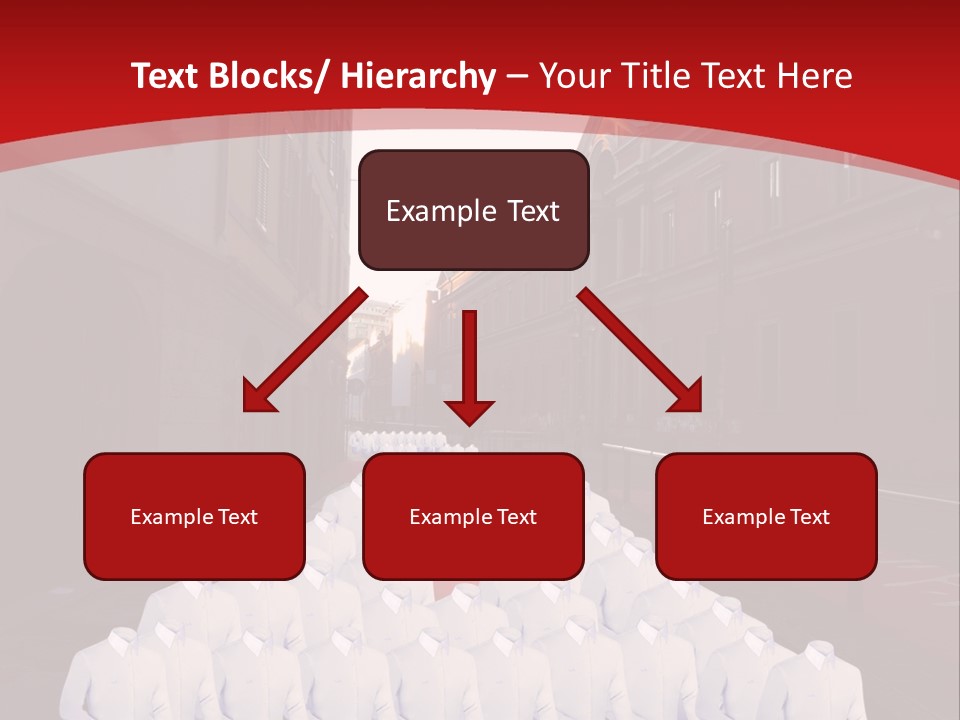 A Large Group Of Plastic Bags On A City Street PowerPoint Template