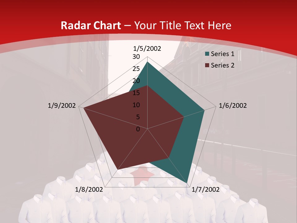 A Large Group Of Plastic Bags On A City Street PowerPoint Template