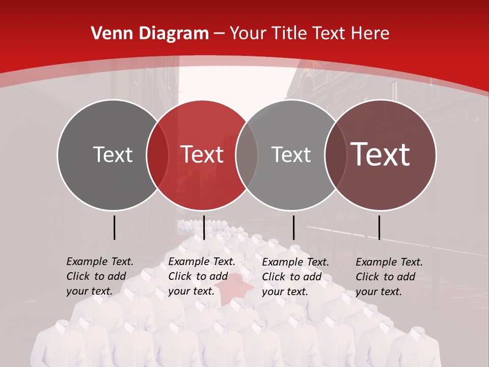 A Large Group Of Plastic Bags On A City Street PowerPoint Template