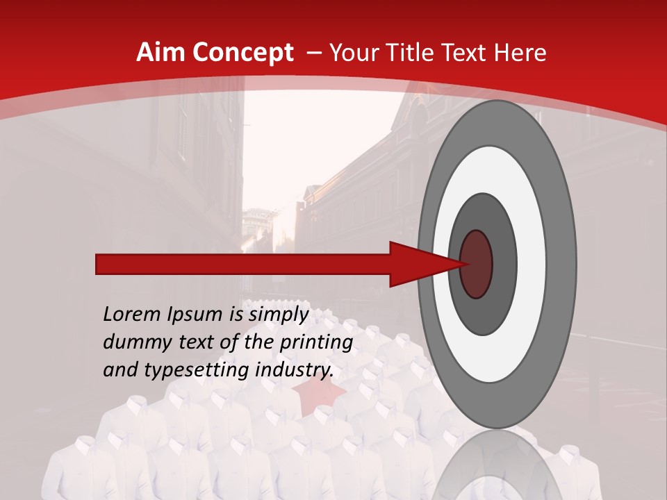 A Large Group Of Plastic Bags On A City Street PowerPoint Template