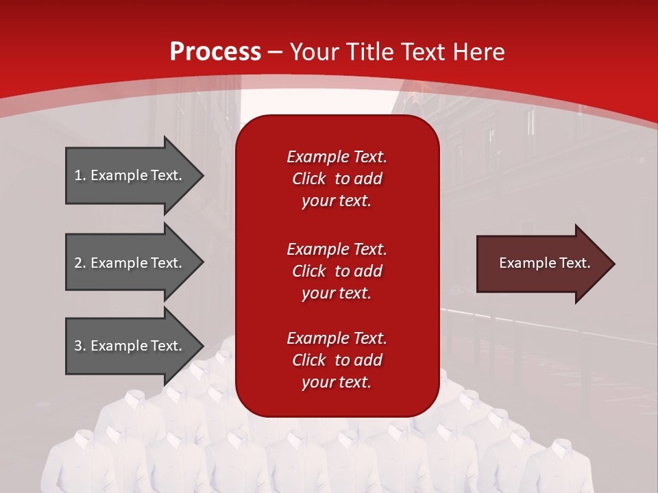 A Large Group Of Plastic Bags On A City Street PowerPoint Template