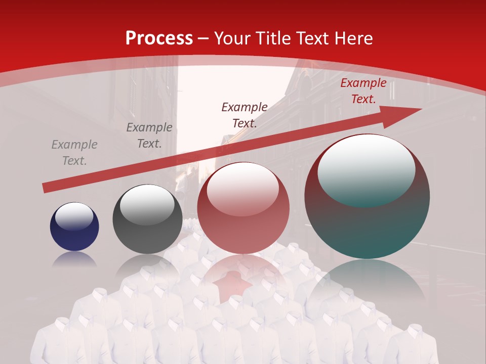 A Large Group Of Plastic Bags On A City Street PowerPoint Template