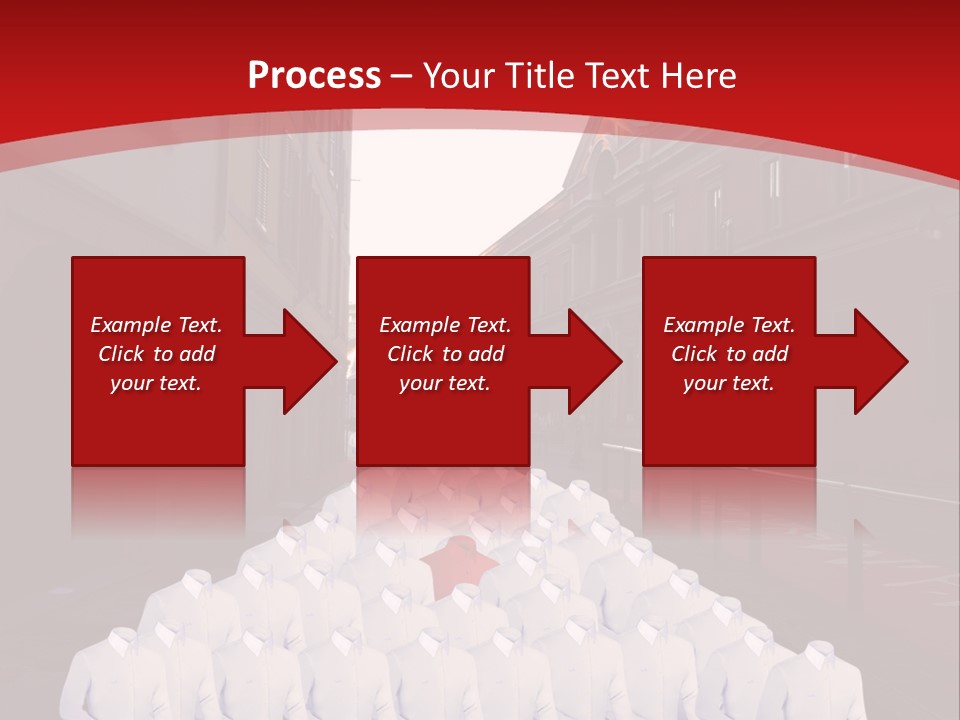 A Large Group Of Plastic Bags On A City Street PowerPoint Template