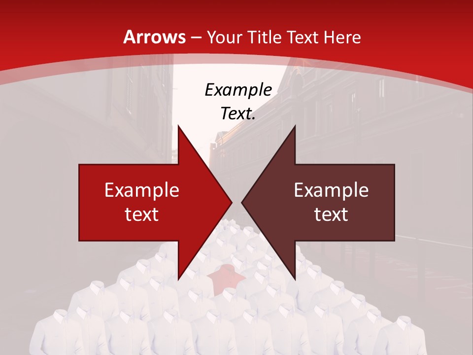 A Large Group Of Plastic Bags On A City Street PowerPoint Template