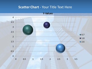 A Group Of Skyscrapers With The Sky In The Background PowerPoint Template