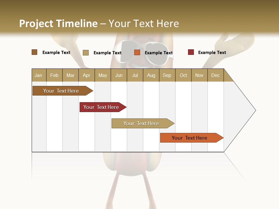 A Hot Dog With Sunglasses On It Is Giving A Thumbs Up PowerPoint Template