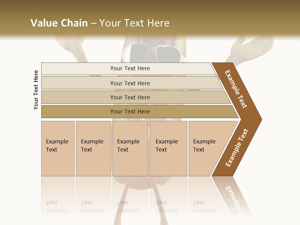 A Hot Dog With Sunglasses On It Is Giving A Thumbs Up PowerPoint Template
