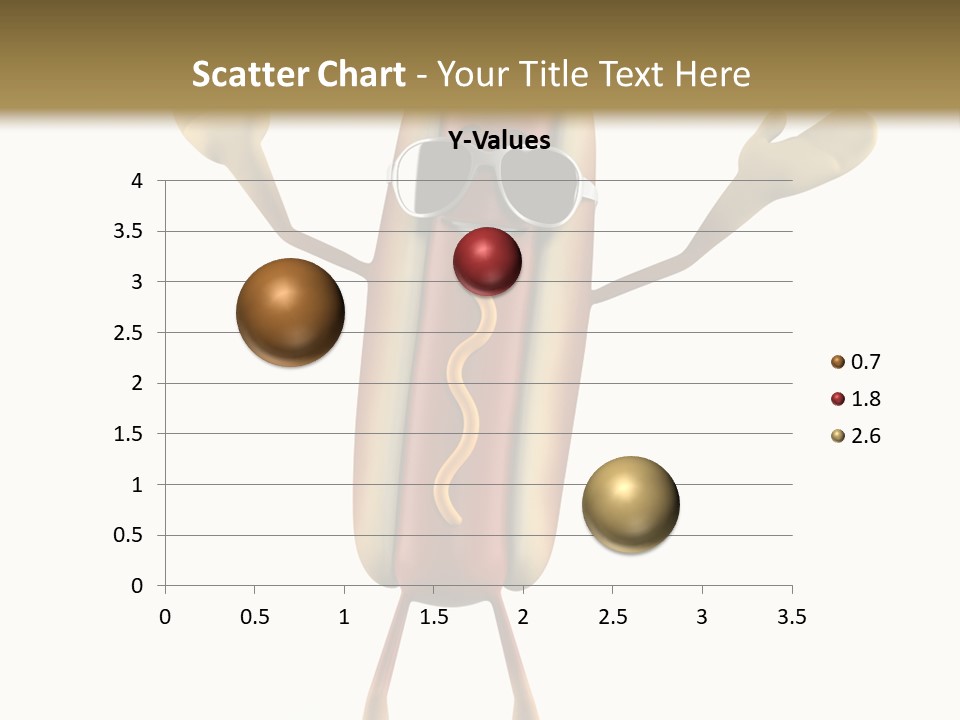 A Hot Dog With Sunglasses On It Is Giving A Thumbs Up PowerPoint Template