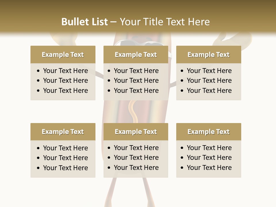 A Hot Dog With Sunglasses On It Is Giving A Thumbs Up PowerPoint Template