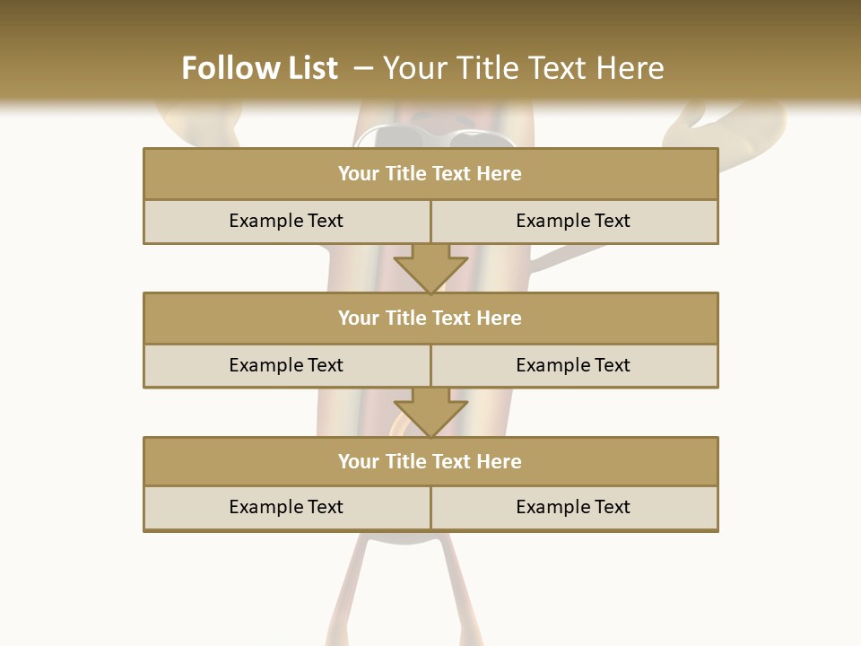 A Hot Dog With Sunglasses On It Is Giving A Thumbs Up PowerPoint Template