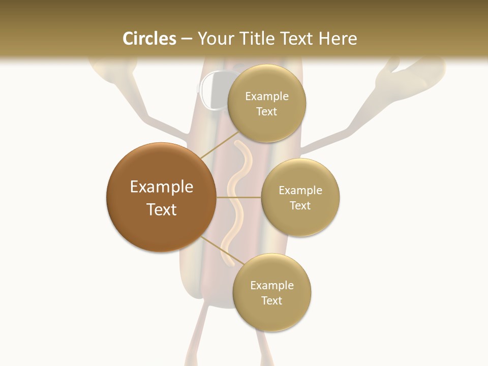 A Hot Dog With Sunglasses On It Is Giving A Thumbs Up PowerPoint Template