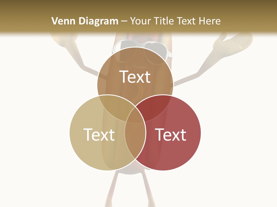 A Hot Dog With Sunglasses On It Is Giving A Thumbs Up PowerPoint Template