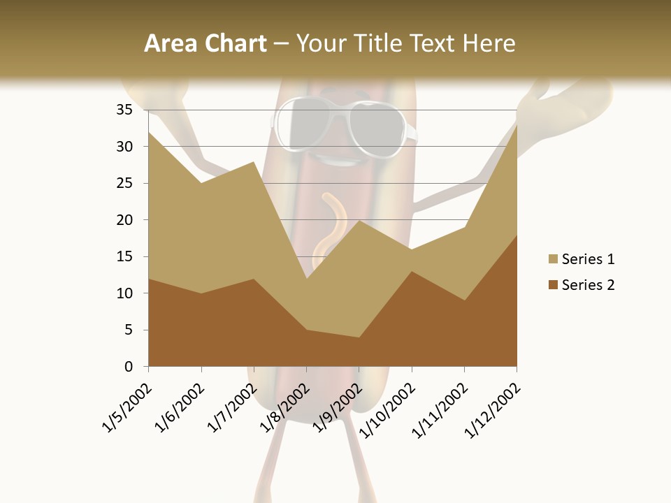 A Hot Dog With Sunglasses On It Is Giving A Thumbs Up PowerPoint Template