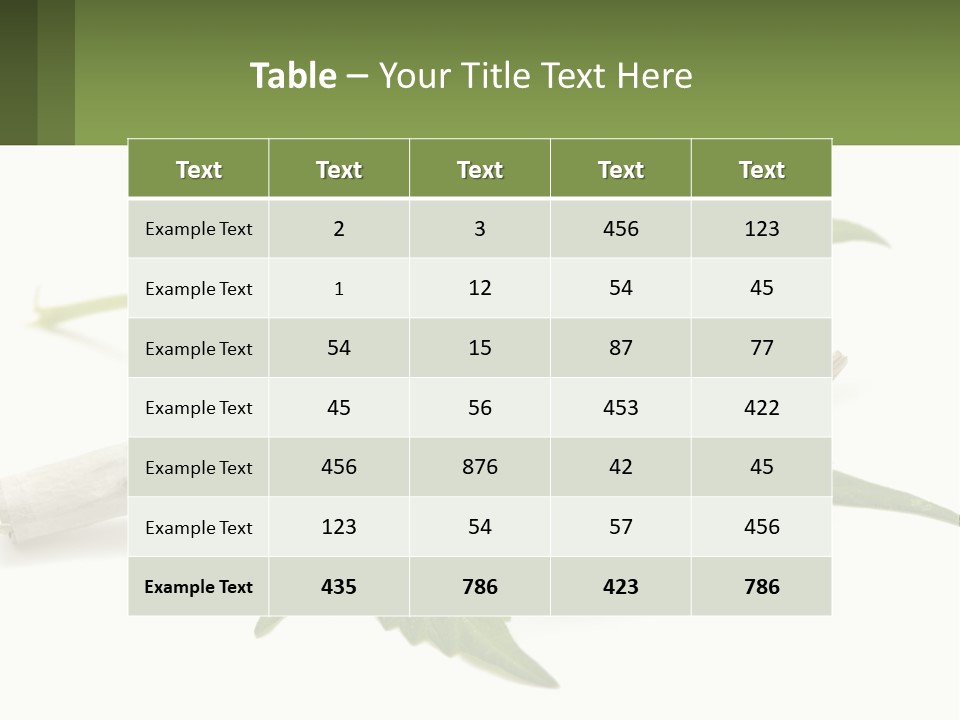 A Marijuana Leaf And A Marijuana Bud On A White Background PowerPoint Template