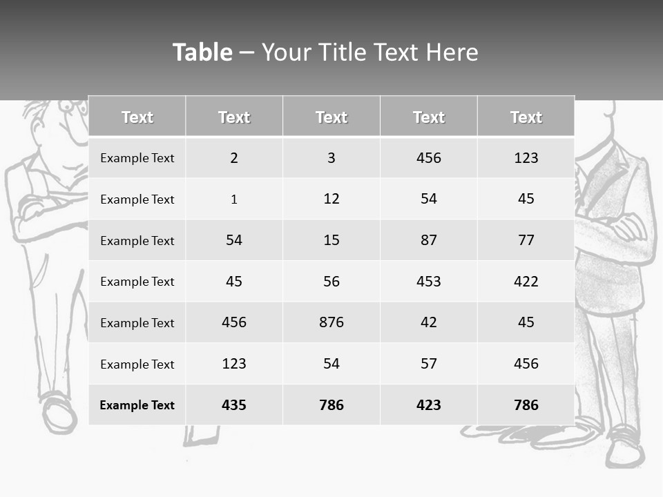 A Cartoon Of A Man Standing Next To A Ladder PowerPoint Template