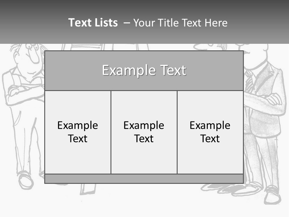 A Cartoon Of A Man Standing Next To A Ladder PowerPoint Template