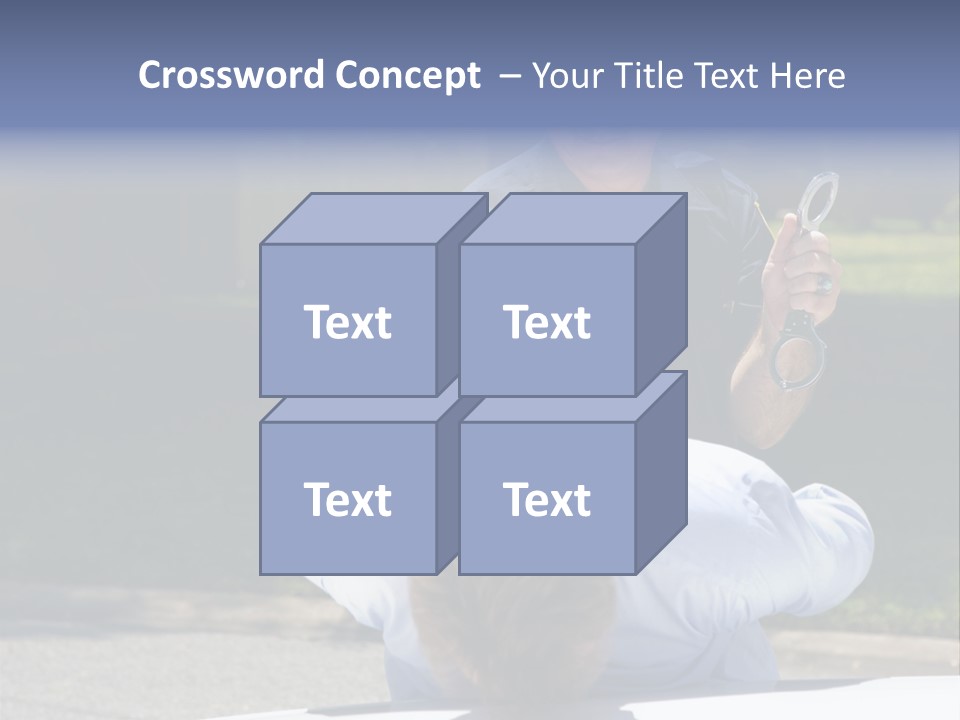 A Police Officer Giving A Presentation To A Child PowerPoint Template