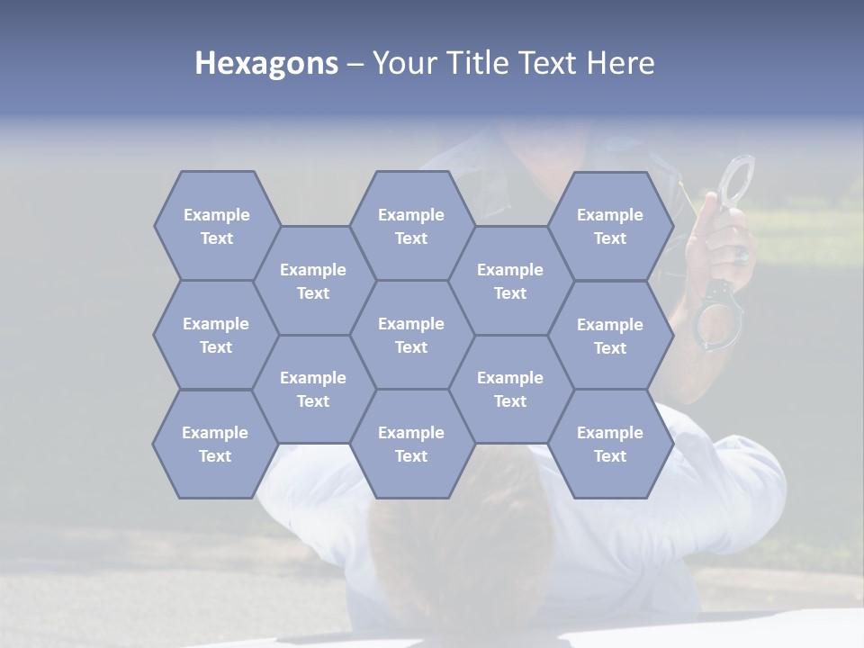 A Police Officer Giving A Presentation To A Child PowerPoint Template