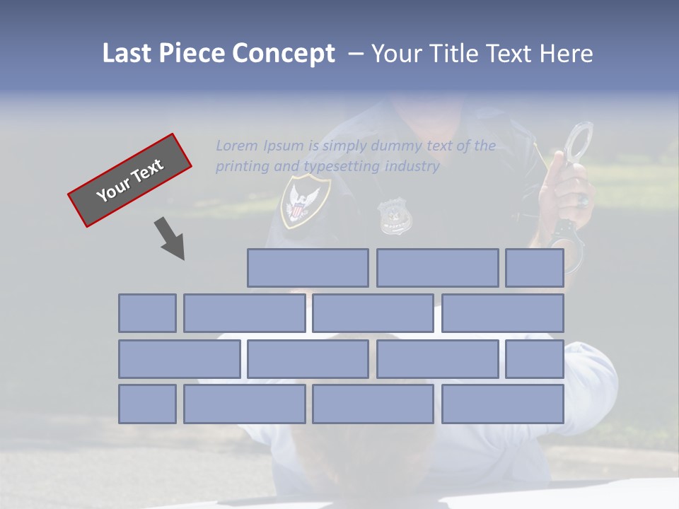 A Police Officer Giving A Presentation To A Child PowerPoint Template